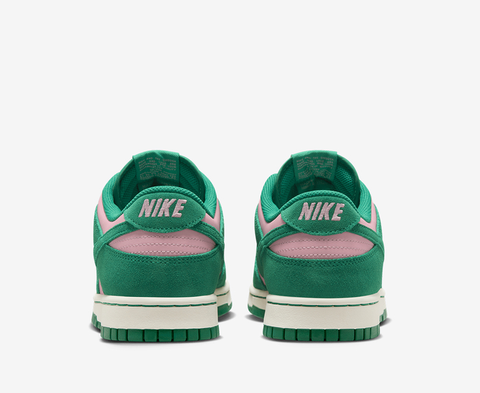 Nike - DUNK LOW RETRO SE 'MEDIUM SOFT PINK/MALACHITE-SAIL' - VegNonVeg