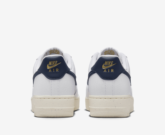 Nike - AIR FORCE 1 '07 NN 'WHITE/OBSIDIAN-PALE IVORY-METALLIC GOLD ...