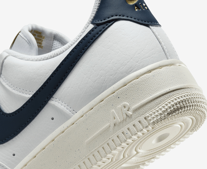 Nike - AIR FORCE 1 '07 NN 'WHITE/OBSIDIAN-PALE IVORY-METALLIC GOLD ...