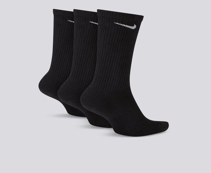 womens nike crew socks black