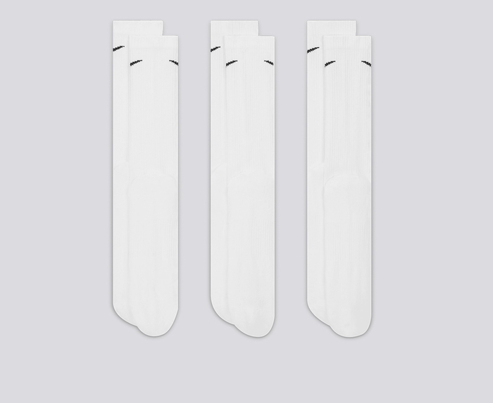 crew white nike socks