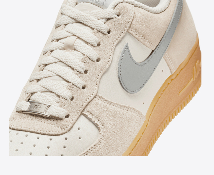 Air force 1 grey gum best sale