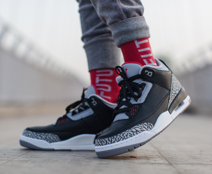 Air Jordan 3 Retro - Black authentic Cement