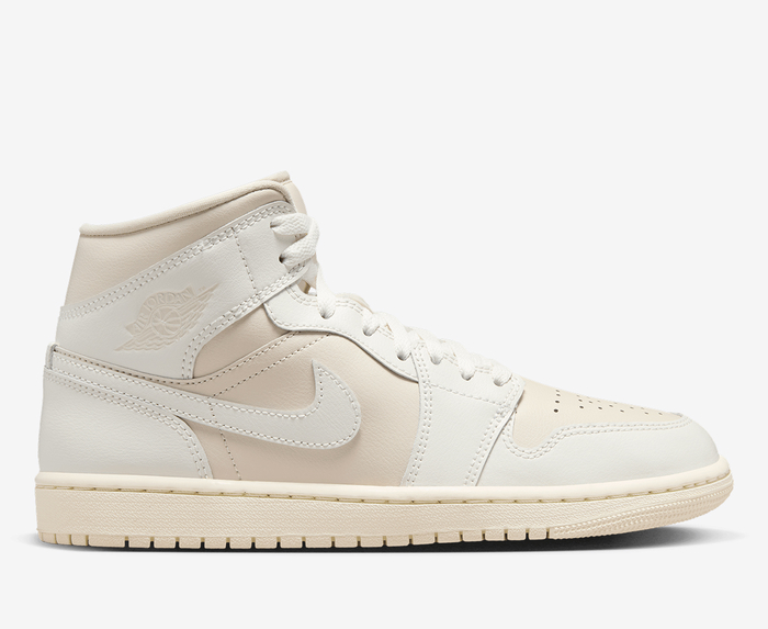 Jordan - AIR JORDAN 1 MID 'LEGEND LIGHT BROWN/SAIL-MUSLIN' - VegNonVeg