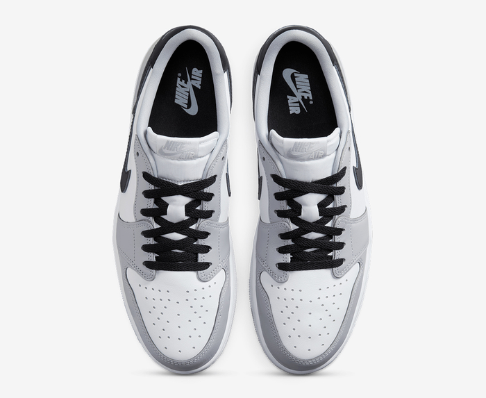 Jordan AIR JORDAN 1 RETRO LOW OG WHITE BLACK WOLF GREY VegNonVeg