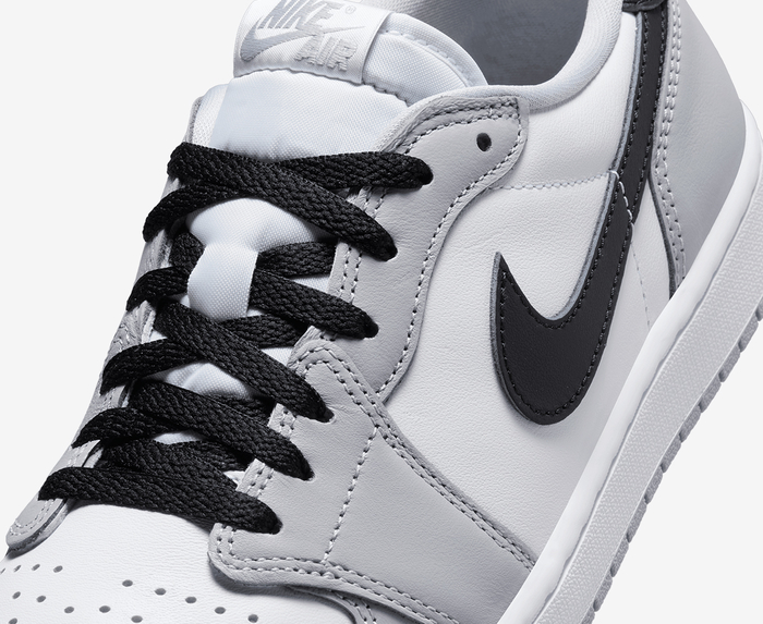 Jordan - AIR JORDAN 1 RETRO LOW OG 'WHITE/BLACK-WOLF GREY' - VegNonVeg