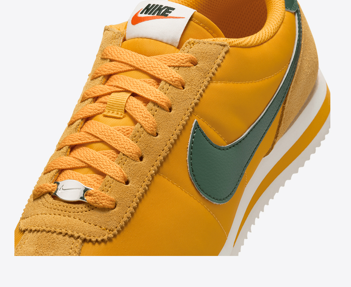 Nike CORTEZ YELLOW OCHRE GORGE GREEN SAFETY ORANGE VegNonVeg