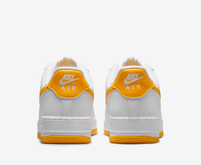 Nike - AIR FORCE 1 '07 'WHITE/UNIVERSITY GOLD' - VegNonVeg