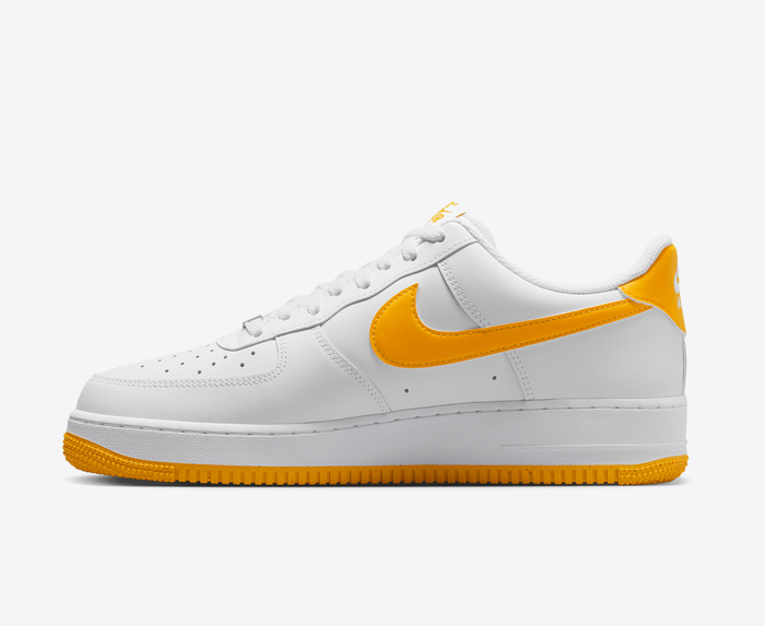 Nike air force 1 gold white hotsell