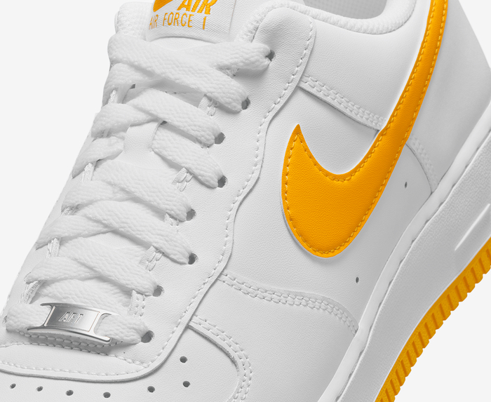 Air force 1 white university gold online