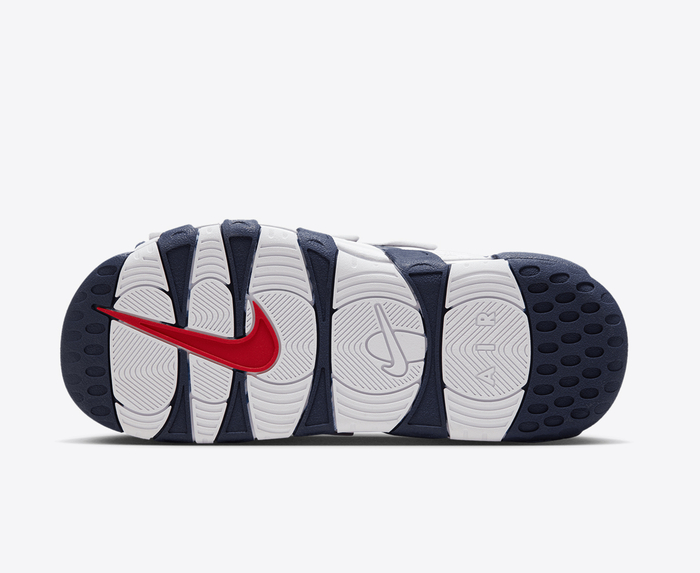 Nike uptempo navy gum best sale