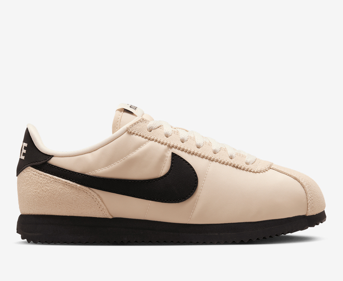 Nike cortez pink and black best sale