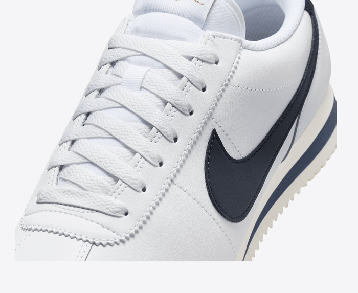 Nike CORTEZ OLYMPIC WHITE OBSIDIAN SAIL METALLIC GOLD VegNonVeg