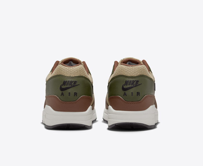 Nike AIR MAX 1 ESSENTIAL PREMIUM NEUTRAL OLIVE BLACK CARGO KHAKI VegNonVeg