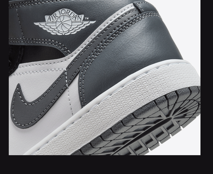 white black gray jordan 1