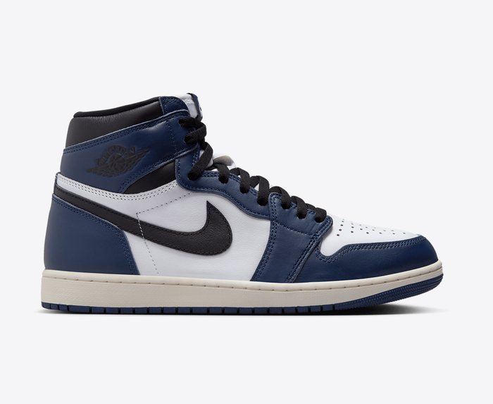 Jordan AIR JORDAN 1 RETRO HIGH OG MIDNIGHT NAVY BLACK WHITE SAIL VegNonVeg