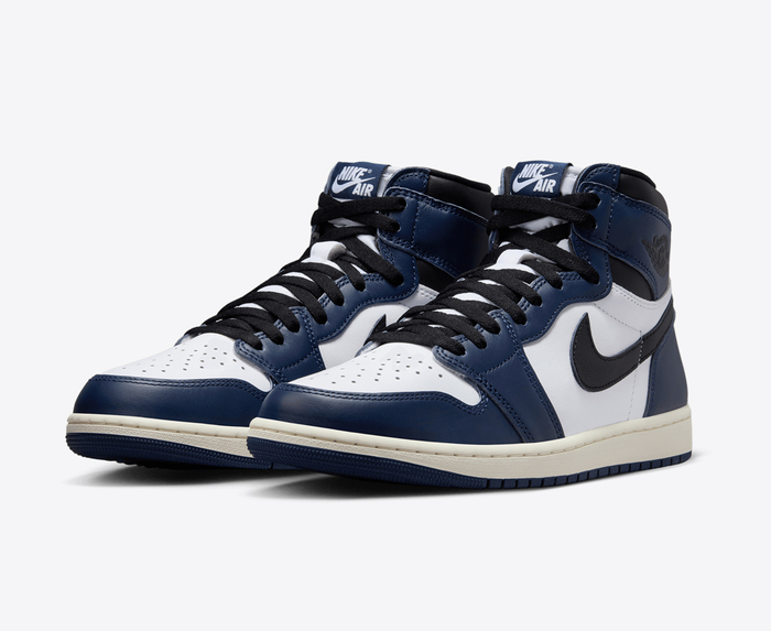 Jordan AIR JORDAN 1 RETRO HIGH OG MIDNIGHT NAVY BLACK WHITE SAIL VegNonVeg