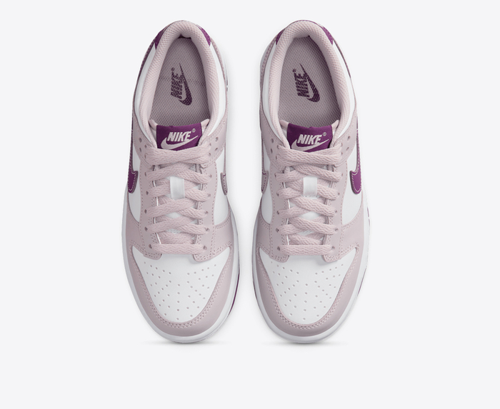 Nike DUNK LOW WHITE VIOTECH PLATINUM VIOLET VegNonVeg