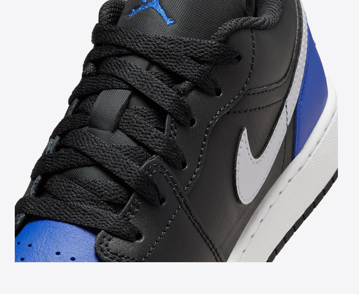 Jordan AIR JORDAN 1 LOW BLACK WHITE GAME ROYAL VegNonVeg