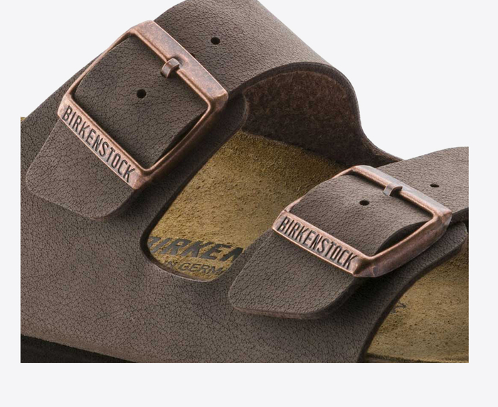 Birkenstock ARIZONA BIRKIBUC MOCHA VegNonVeg