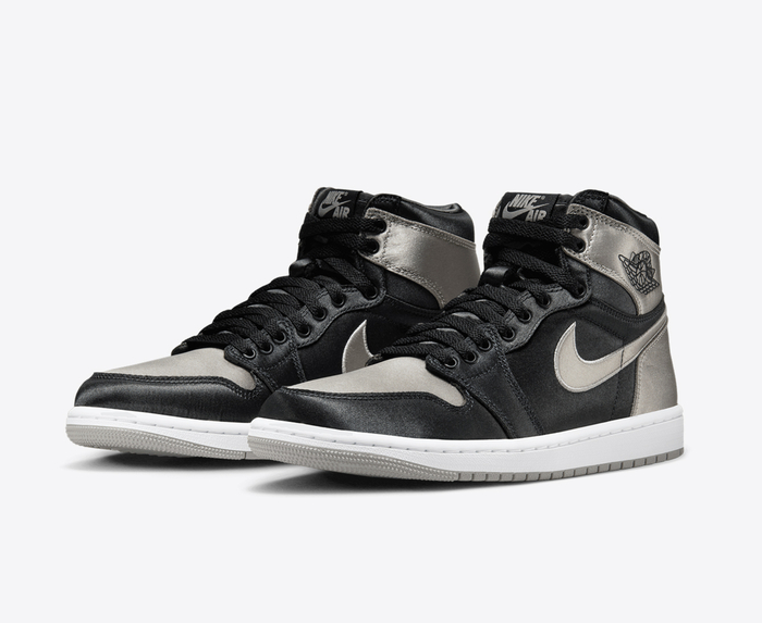 Jordan AIR JORDAN 1 RETRO HIGH OG BLACK MEDIUM GREY WHITE VegNonVeg