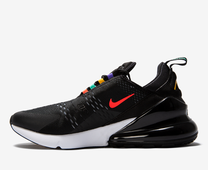 Nike - Nike Air Max 270 'BLACK / FLASH CRIMSON-UNIVERSITY GOLD 