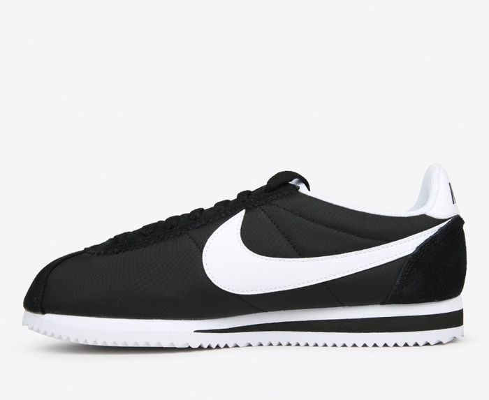 Nike Nike CLASSIC CORTEZ NYLON BLACK WHITE VegNonVeg