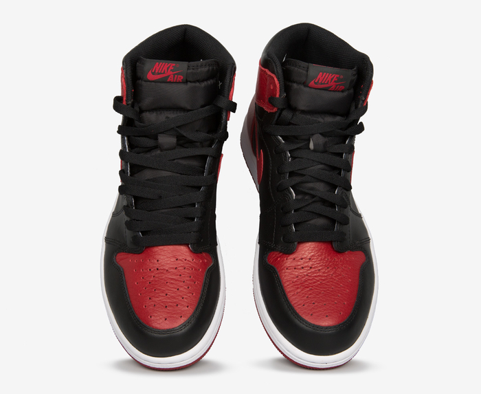jordan 1 red black white high