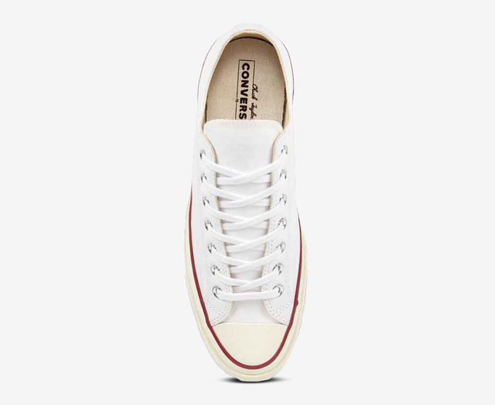 Chuck 70 classic low top white sale