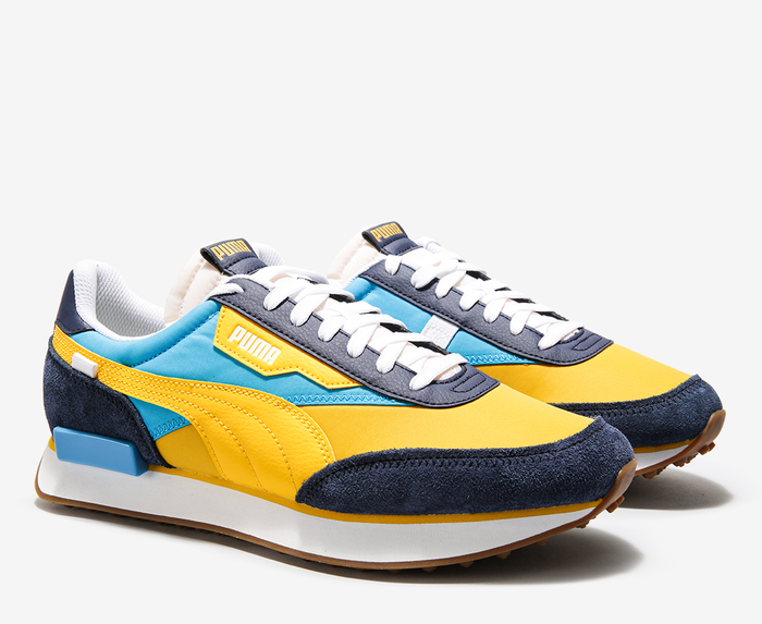 Puma Rider OG Hawaiin Ocean Spectra Yellow VegNonVeg