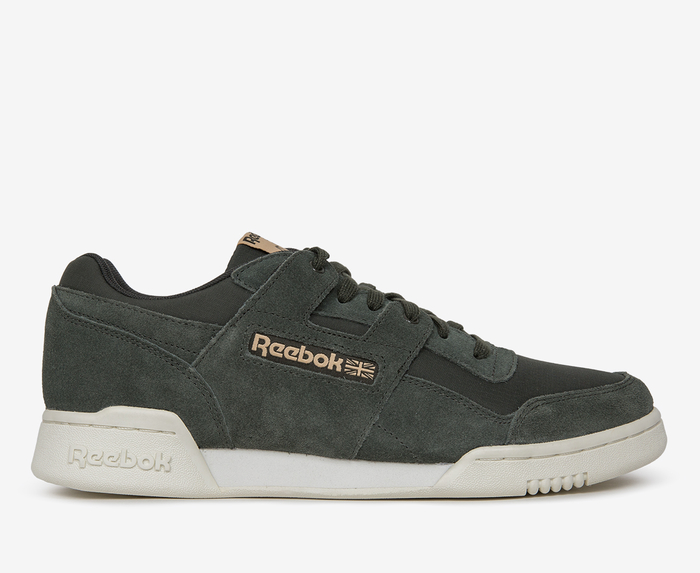 REEBOK WORKOUT PLUS MU TXT DARK CYPRESS SAHARA CHALK VegNonVeg
