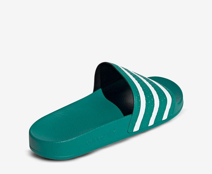 Adidas adilette green online white