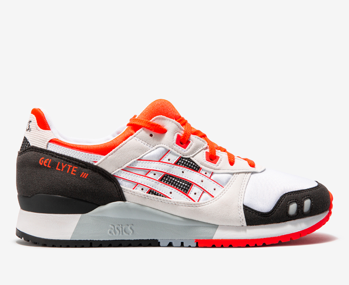 ASICS GEL LYTE III OG 30TH ANNIVERSARY WHITE FLASH CORAL VegNonVeg