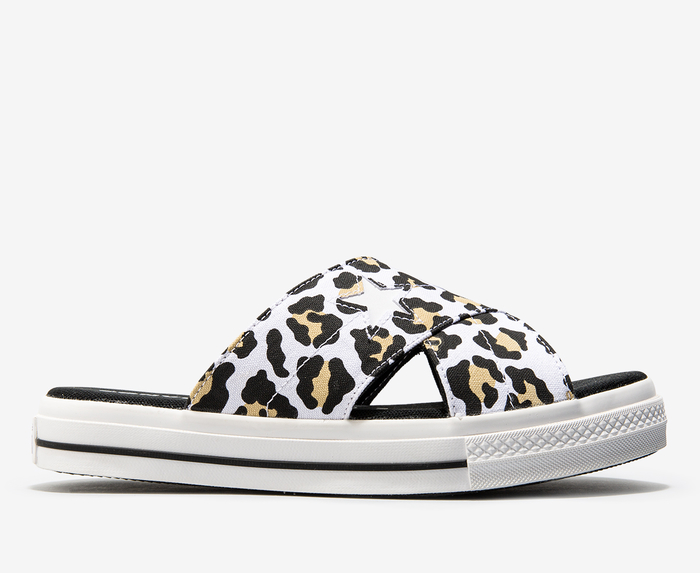 Converse one sale star leopard print