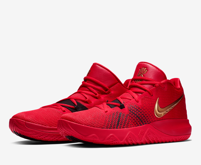 Nike kyrie flytrap red gold sales
