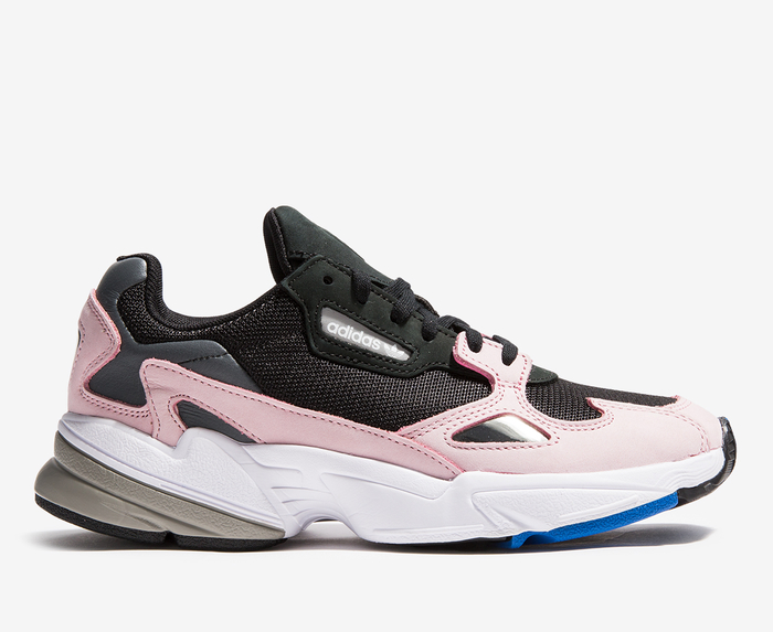 Adidas Originals FALCON W PINK BLACK GREY VegNonVeg