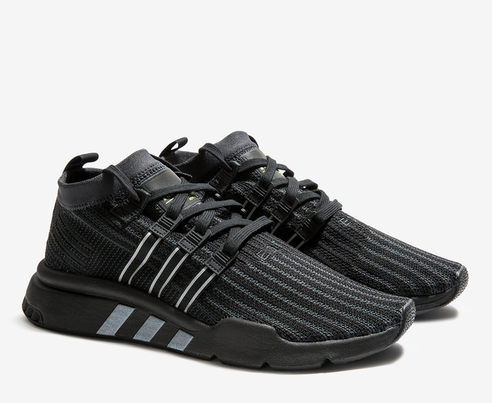 EQT SUPPORT MID ADV PK CORE BLACK CARBON S18 SOLAR YELLOW
