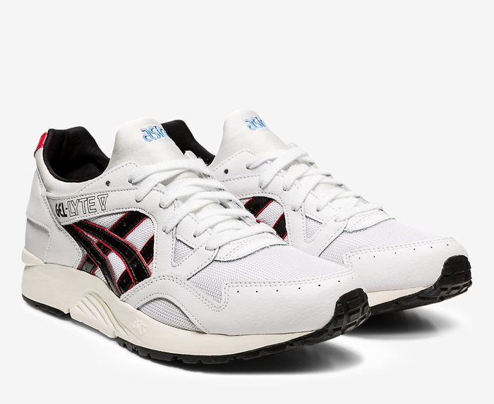 ASICS GEL LYTE V WHITE BLACK VegNonVeg