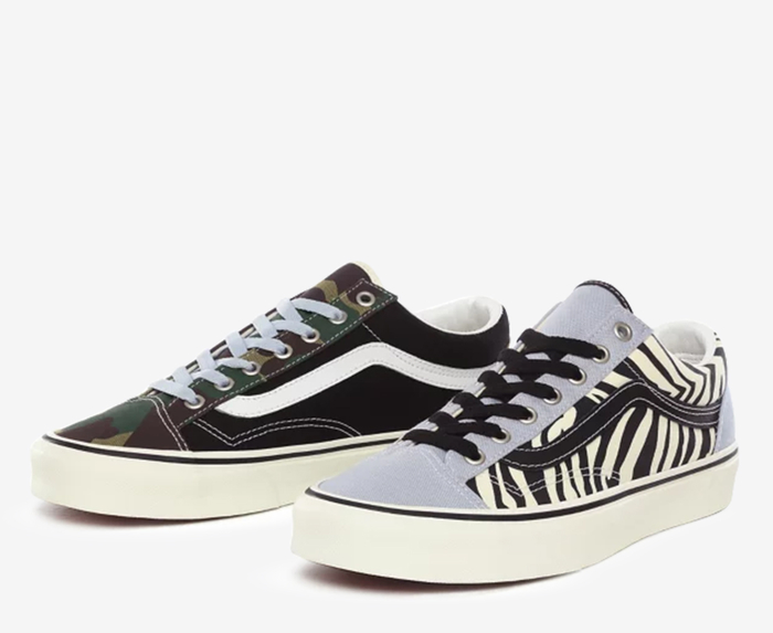 Vans style 36 discount zebra