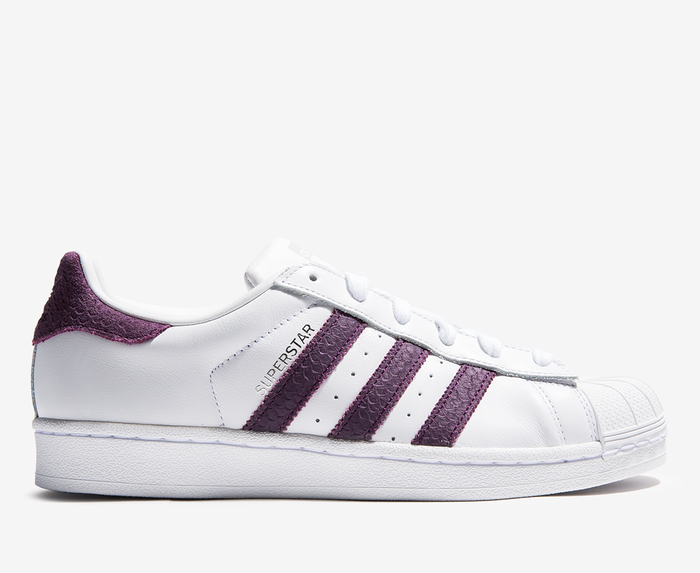 Adidas Originals SUPERSTAR W WHITE RED NIGHT F17 SILVER MET VegNonVeg
