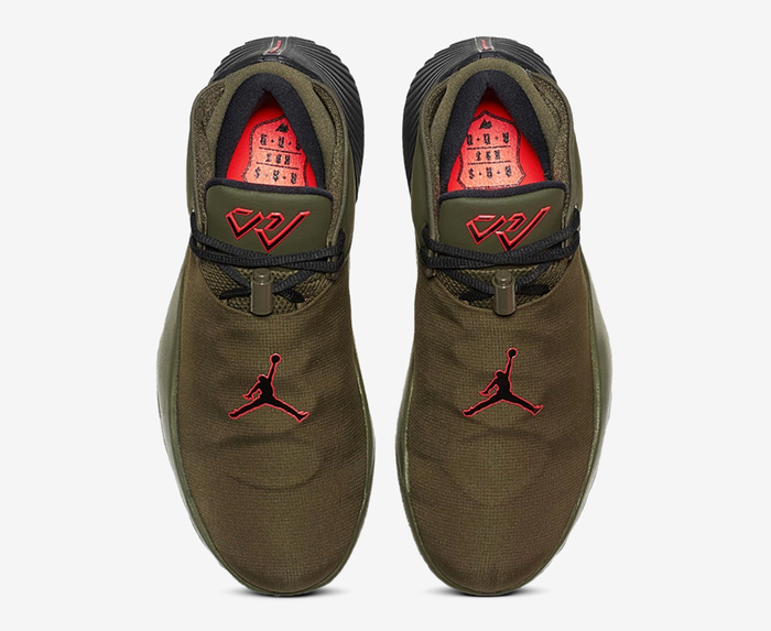 Jordan JORDAN WHY NOT ZER0.1 LOW OLIVE CANVAS BLACK INFRARED 23 VegNonVeg