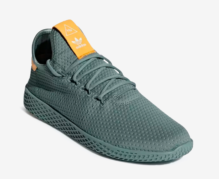 Adidas Originals PW TENNIS HU RAW GREEN CHALK WHITE VegNonVeg