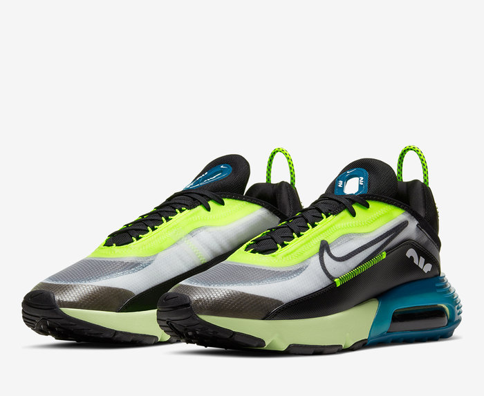 Air max 2025 2090 white/black/volt/valerian blue