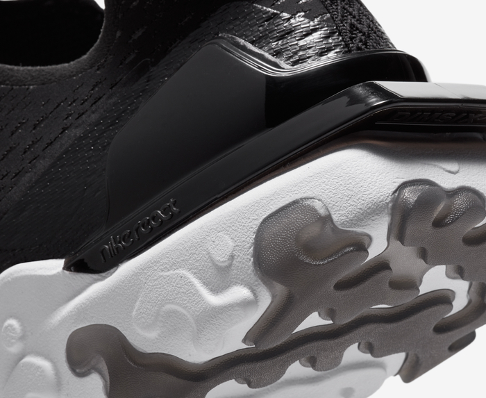 mens nike react vision black