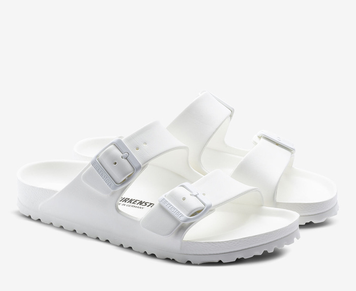 White 2024 birkenstocks rubber