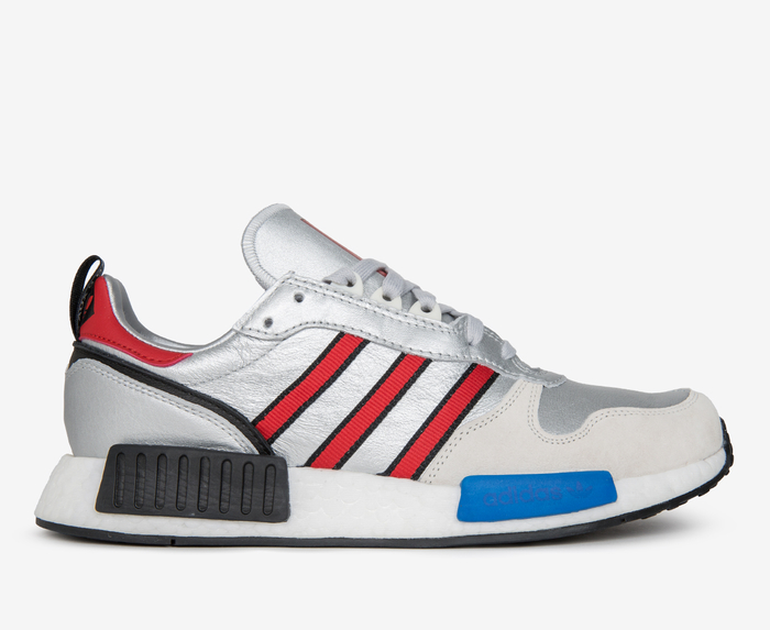 Adidas Originals RISING R1 SILVER MET COLLEGIATE RED VegNonVeg