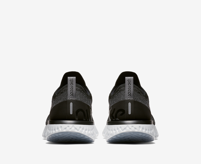 Men's 'epic react flyknit black/black-dark grey-pure platinum 2025