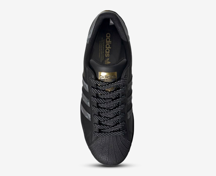 Men's shoes adidas Superstar Xlg Core Black/ Core Black/ Gold Metallic