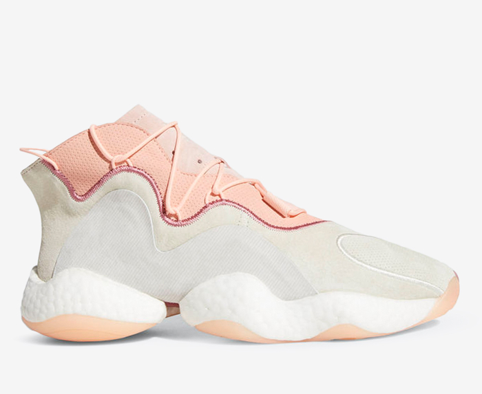 Adidas Originals CRAZY BYW LVL I CREAM WHITE CLEAR ORANGE