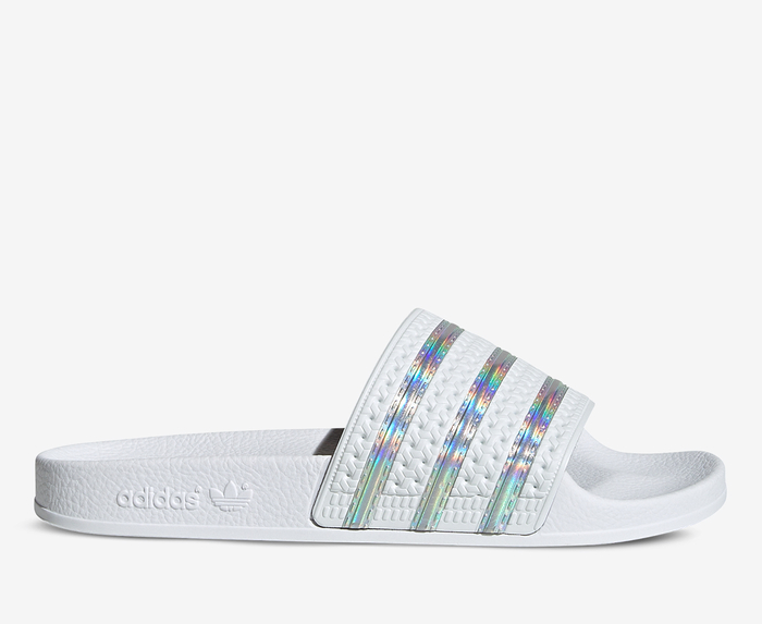 Adilette holographic hot sale